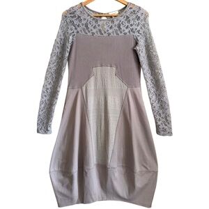 SUNDANCE Boho Lagenlook Stretchy Lace Versatile Minimalist Barrel Skirt Dress XS